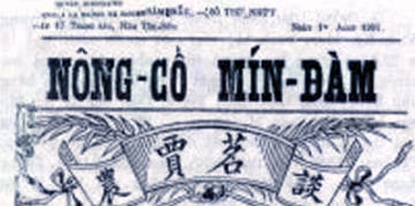 “Nông-Cổ Mín-Đàm”- Tờ báo Kinh tế đầu tiên của Việt Nam – Thu Hằng